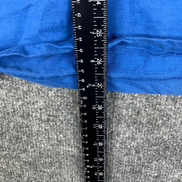 Espace Sport Polo Shirt Mens XL Blue Red White Colorblock Short Sleeve Casual - Picture 4 of 7